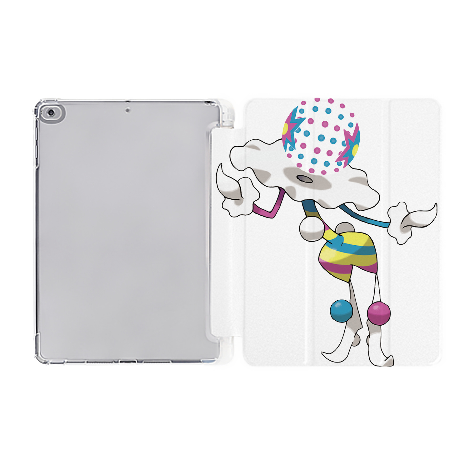 （画像用） ポケットモンスター Pokémon IPad ケース ペン収納付き 三つ折りスタンド PUレザー×シリコン 対応機種9.5/10.5/10.9インチ